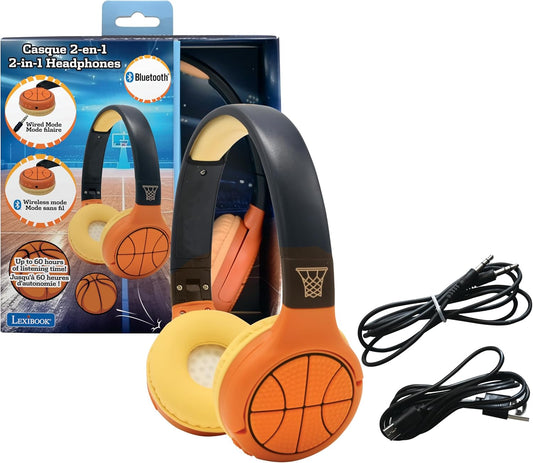 2-in-1 Kinderkopfhörer Basketball, Basketball