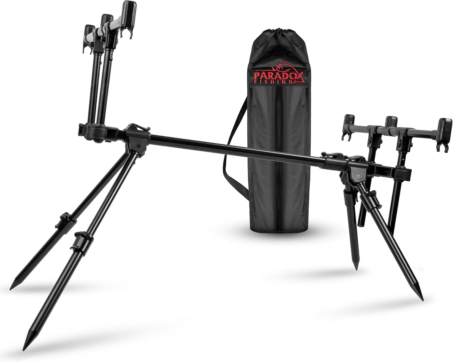 Rod Pod für 3 Ruten, flexibel verstellbar