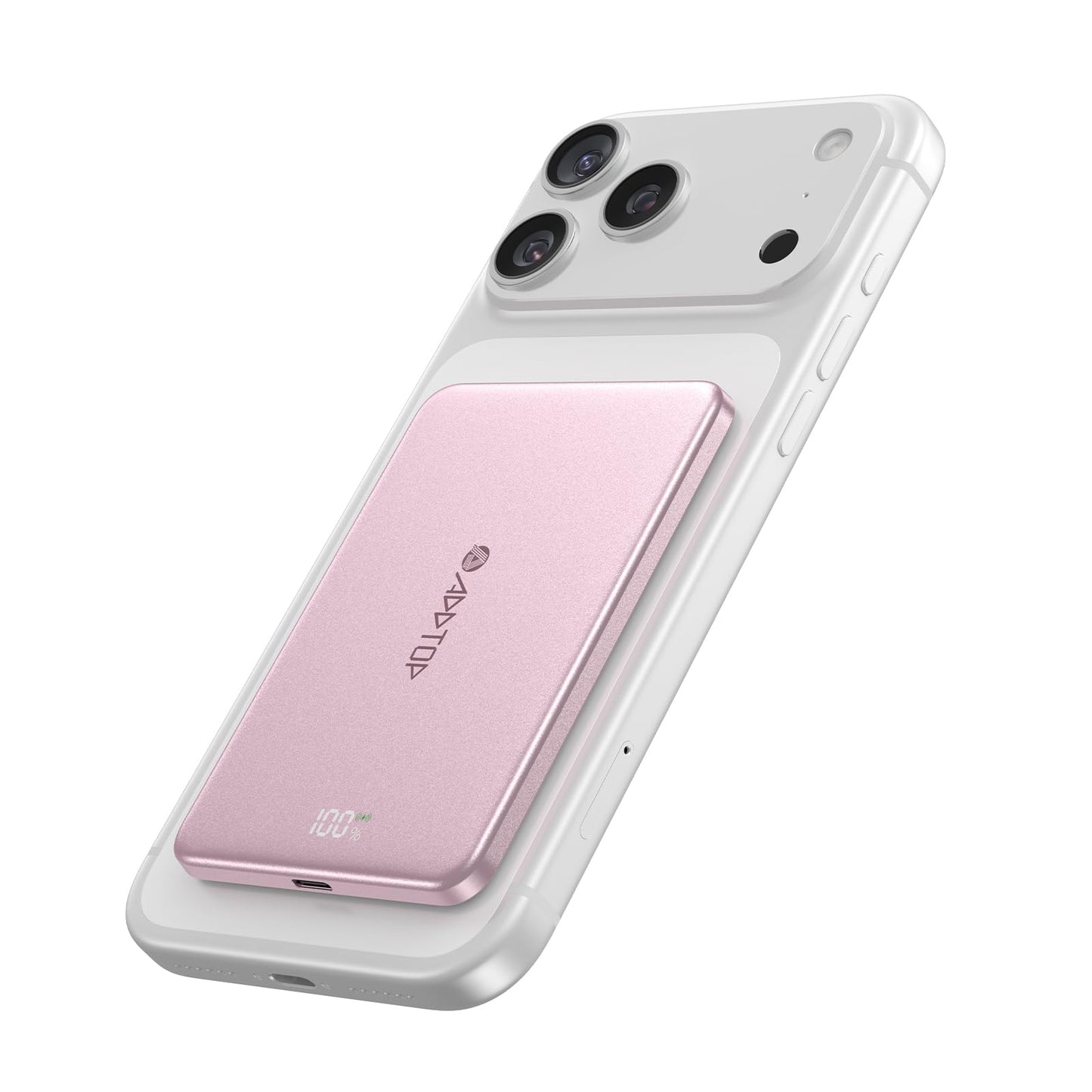 Magnetische Powerbank, Rosa