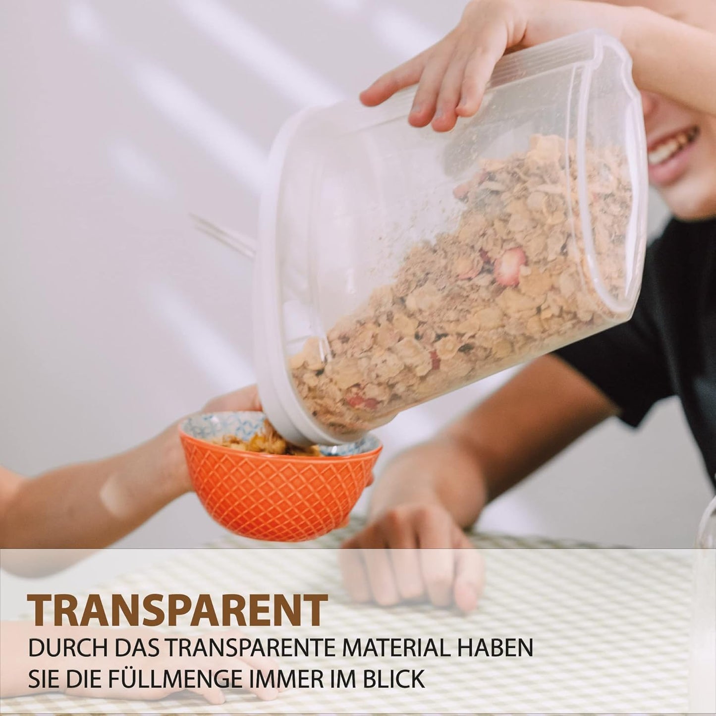 3er Pack Vorratsdosen-Set mit Deckel (2,8 Liter), Lila 3er Pack ( 3 Stück )