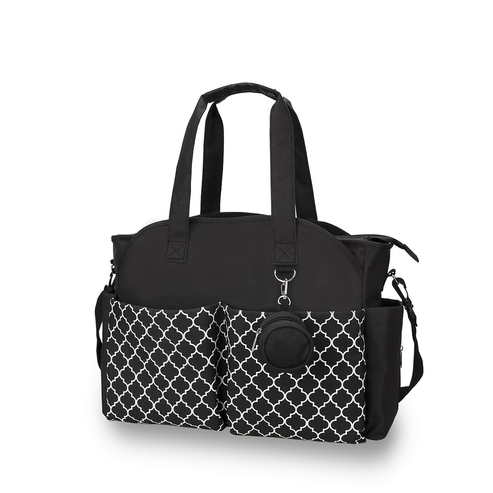 Wickeltasche, Schwarz