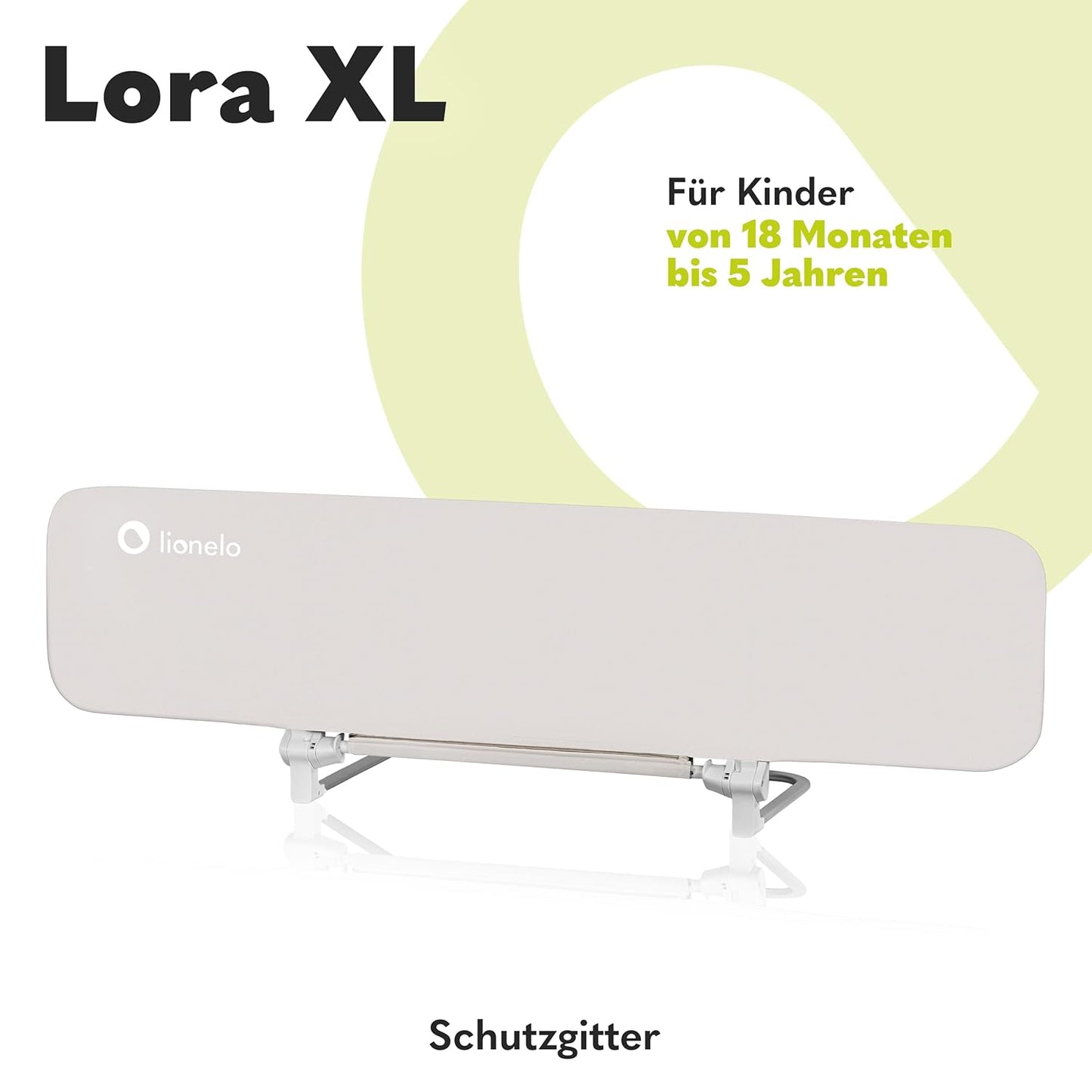 Lora Bettschutzgitter mit Neigungsverstellung, Beige X-Large