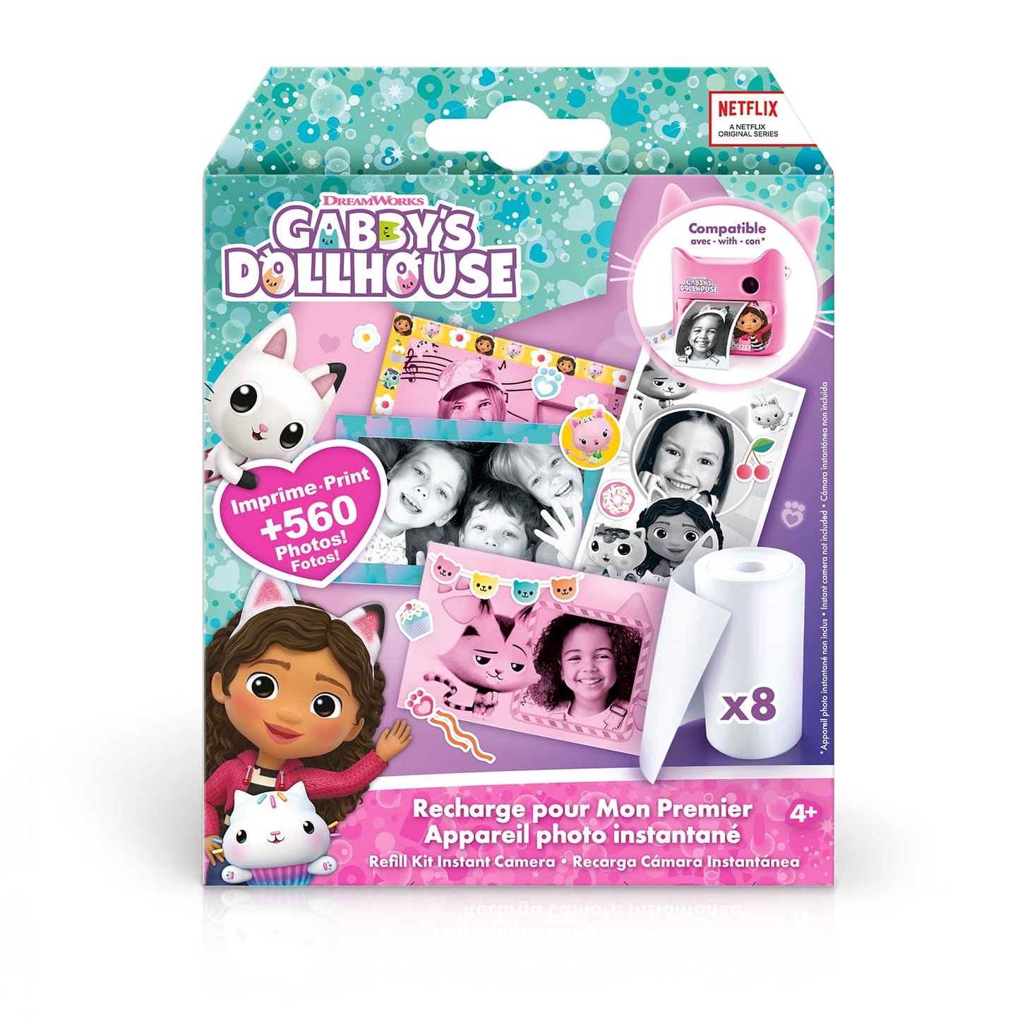 Gabby's Dollhouse instant Camera Refill