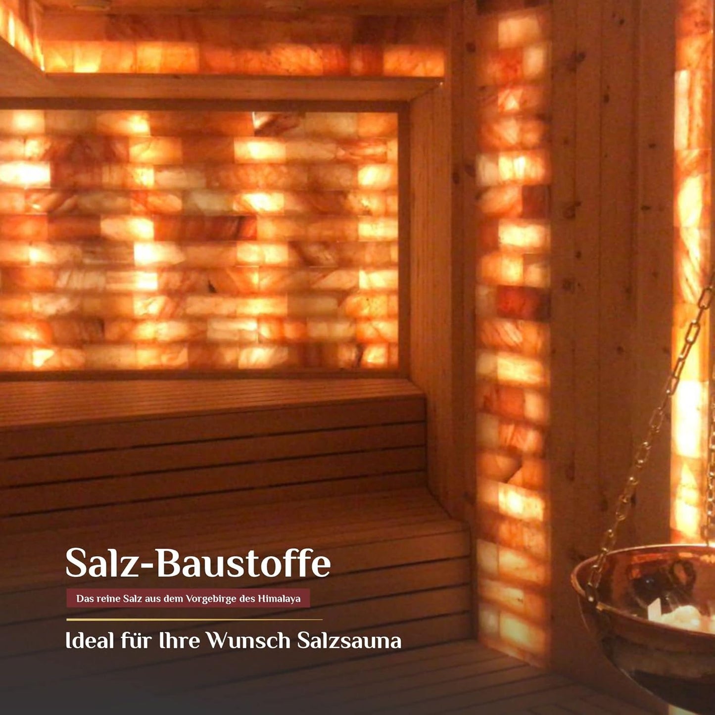 20 Stück Salzfliesen für Sauna & Salzgrotten, 20