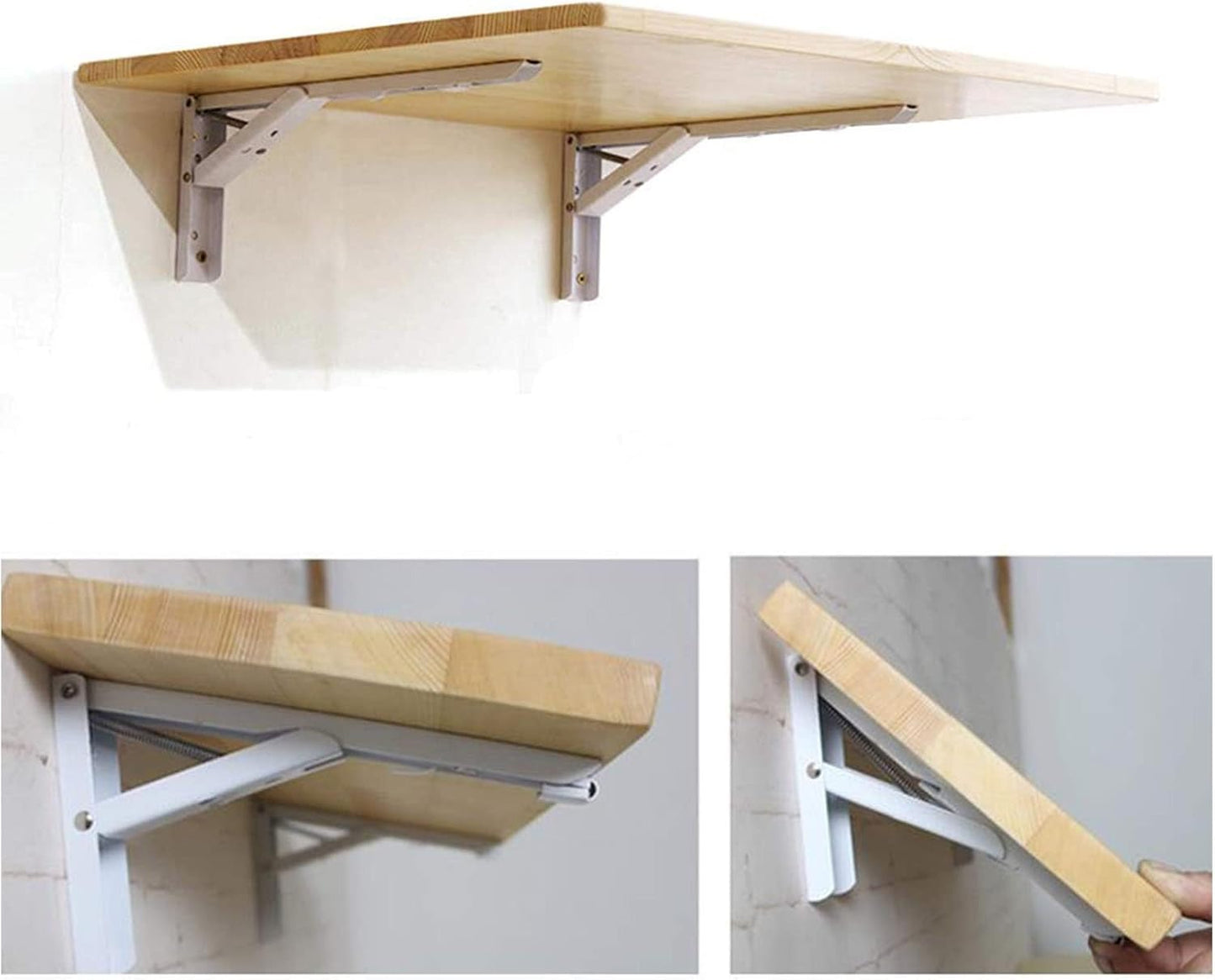 Klappbarer Wandtisch, 50x30 cm, 50X30CM Light Brown