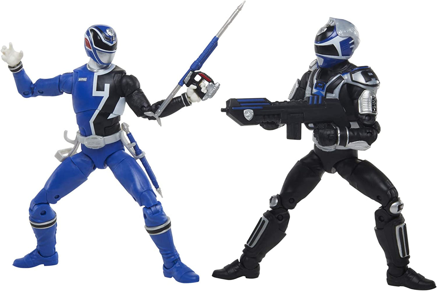 Power Rangers Lightning Collection S.P.D. B-Squad Blauer Ranger Vs A-Squad Blauer Ranger, Spielfigur