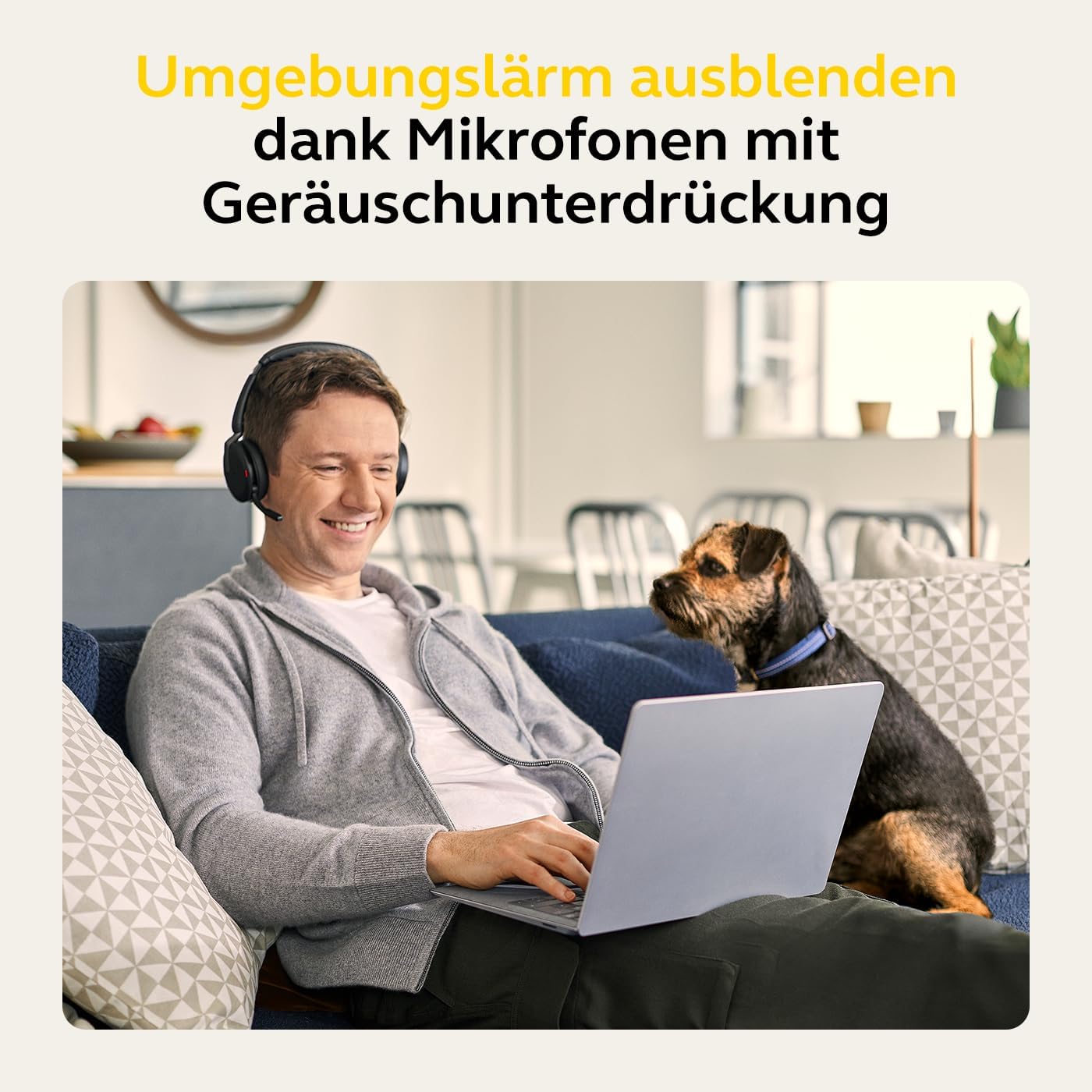 Evolve2 65 Flex, Kein kabelloses Ladegerät USB-A Adapter - Kein kabellosem Ladegerät Optimiert für Microsoft Teams