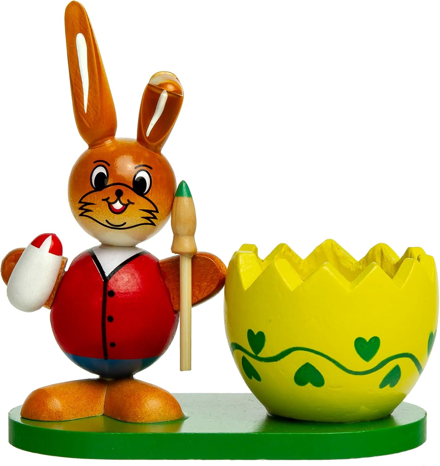 2er-Set Osterdeko Eierbecher, A1 2er Set Gelb | Rot