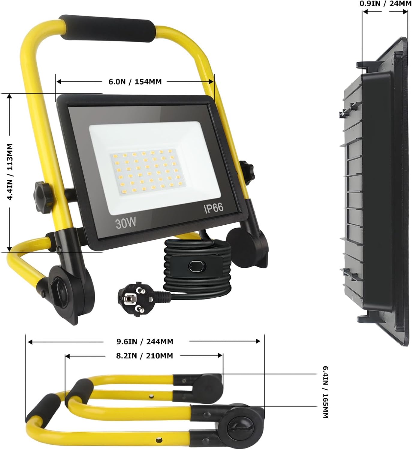 Tragbarer LED-Baustrahler, 30w