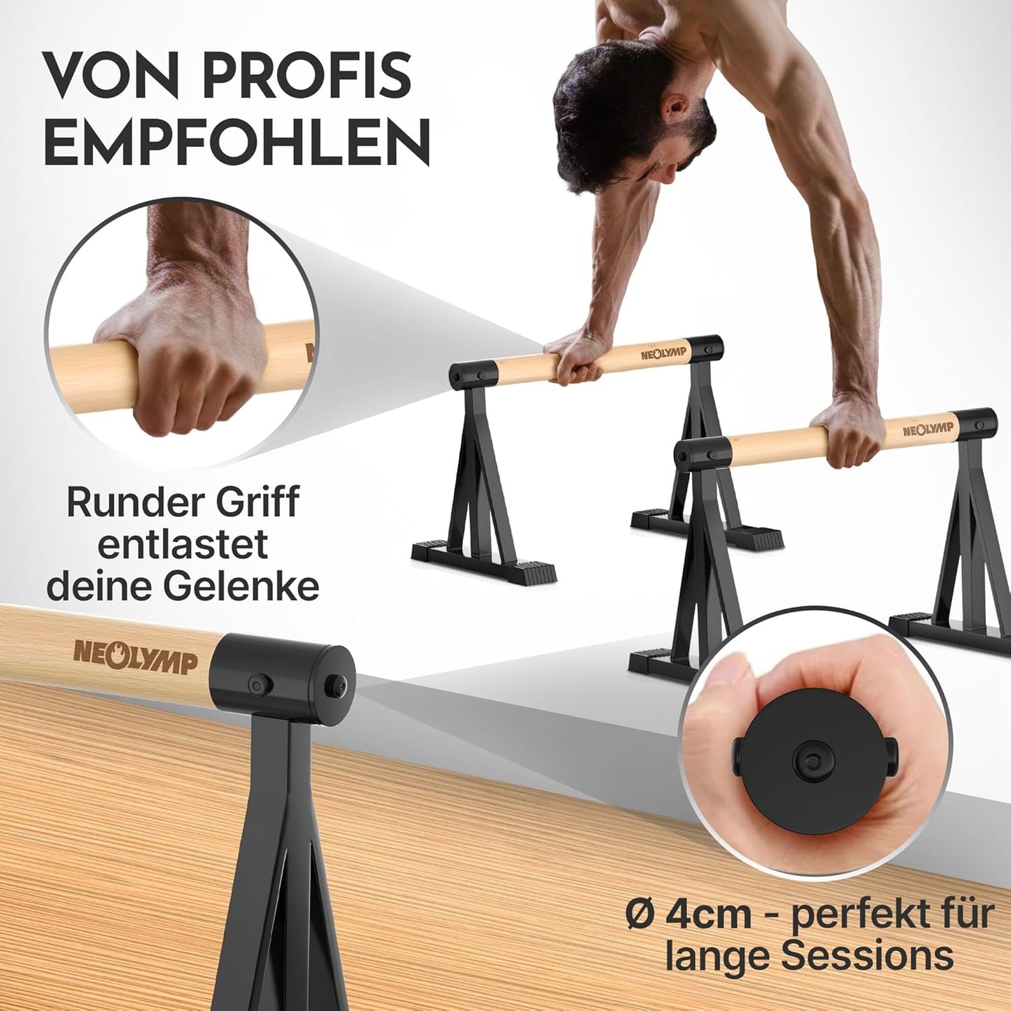 Neolymp Parallettes High, Parallettes Hoch
