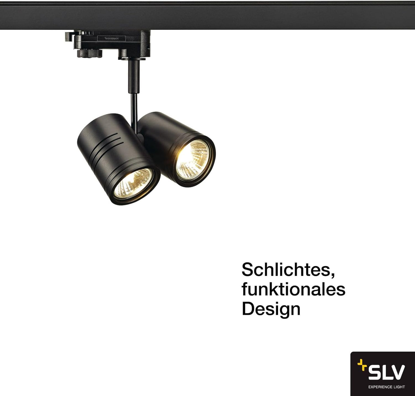 LED-Strahler Bima, Bima Spot Zweiflammig Qpar51 50w Schwarz Matt|3Ph
