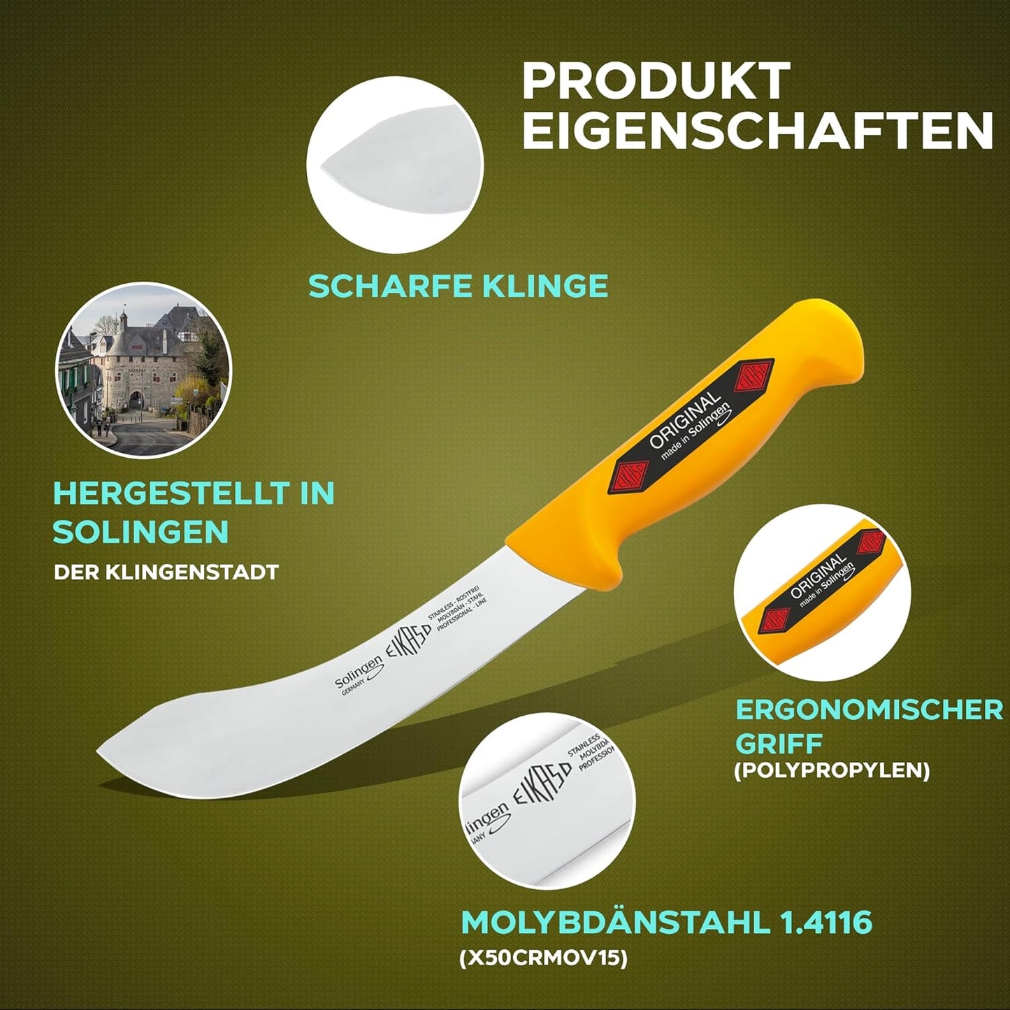 Abhäutemesser, 15 cm