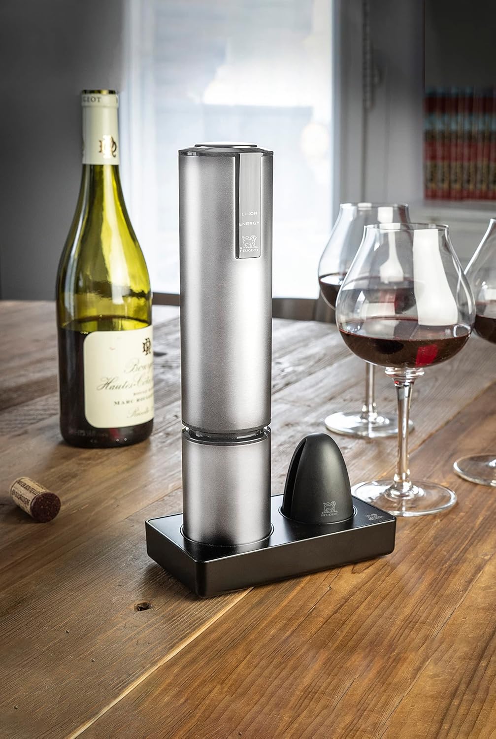 Elektrischer Korkenzieher Elis Touch mit Ladestation, Elis Touch 27 cm