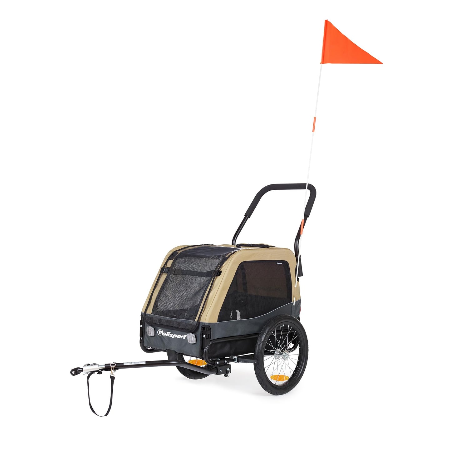 2-in-1 Hundeanhänger & Kinderwagen, M
