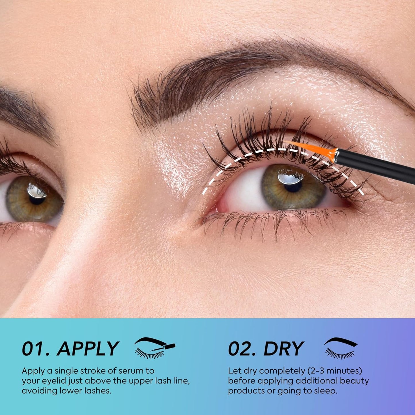 Wimpernserum für längere Wimpern, Wimpernserum
