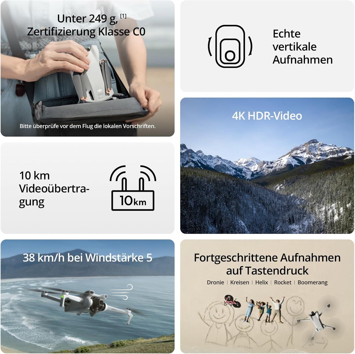 Mini 3 mit RC Controller, Mini 3 (DJI RC) (C0) Standard