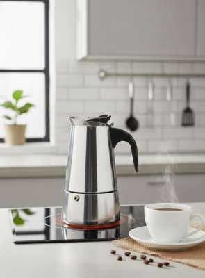 Espressokocher für 6 Tassen, 6 Tassen / 300 ml