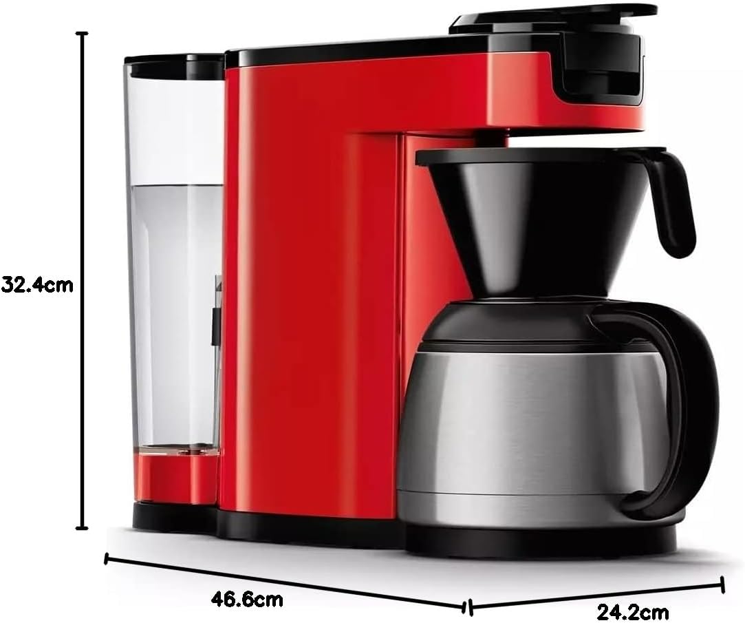 Senseo Switch 2-in-1 Pad- und Filterkaffeemaschine, Monzarot