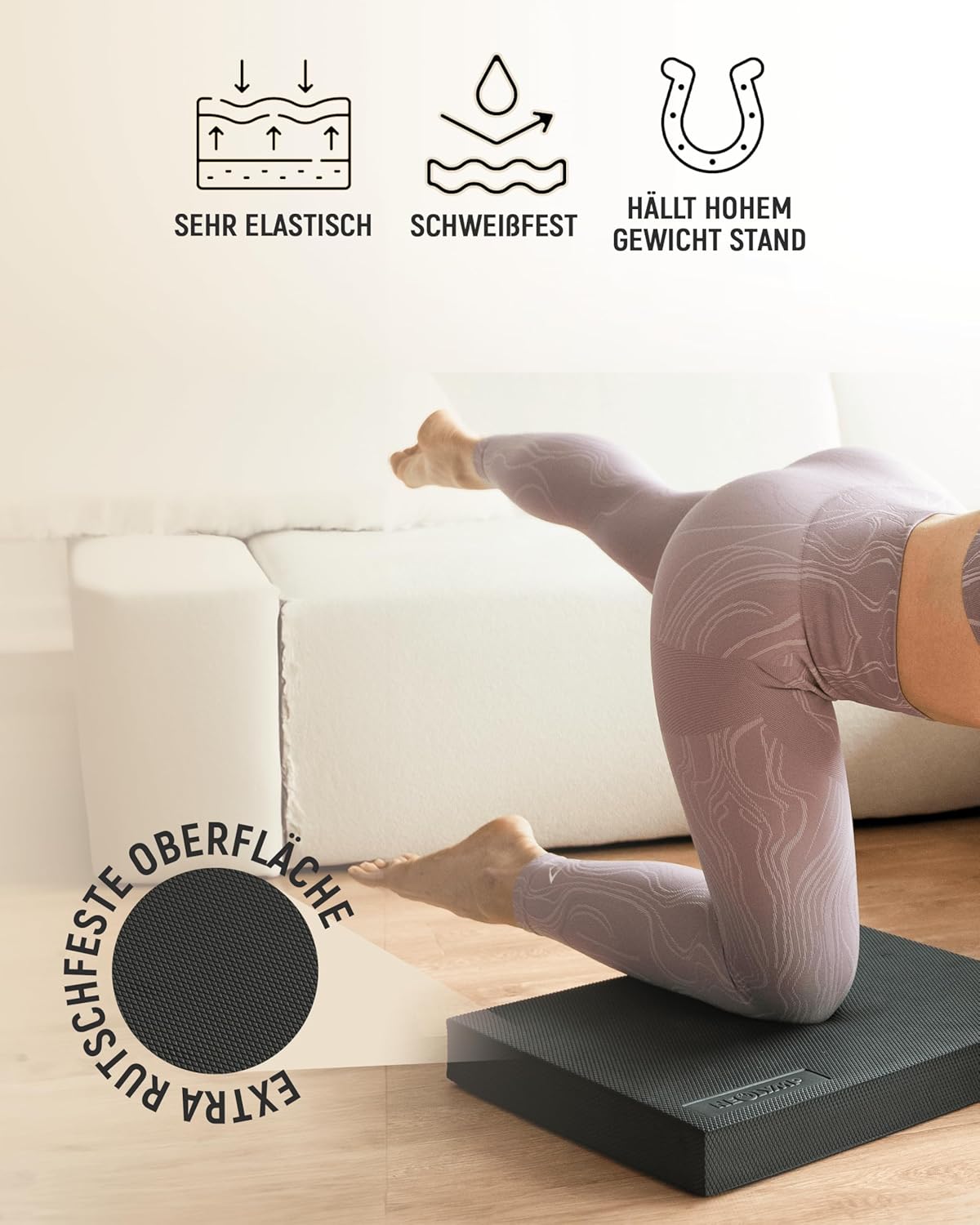 Balance Pad, Balance Pad grau 40 x 33 cm