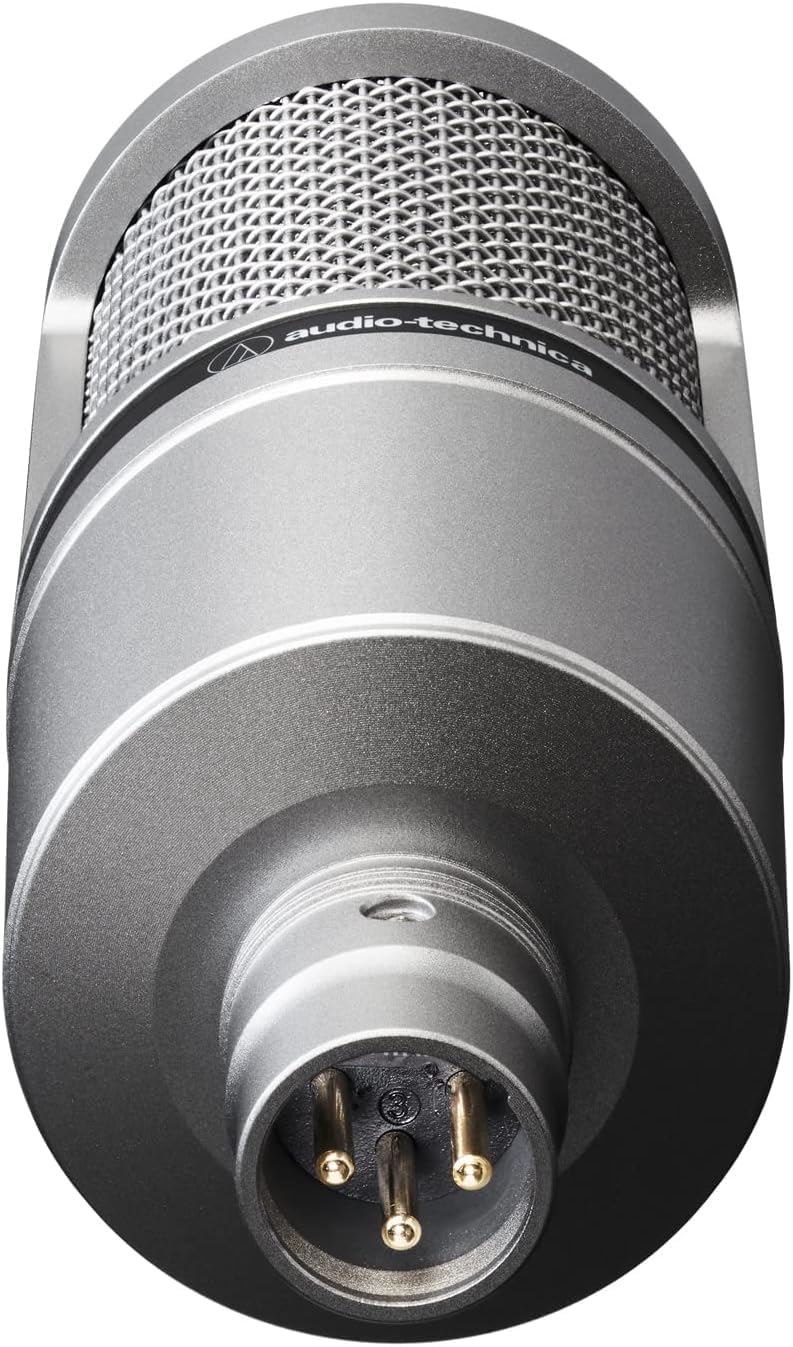 Kondensatormikrofon AT2020 für Voiceover & Podcasting, Metallic XLR