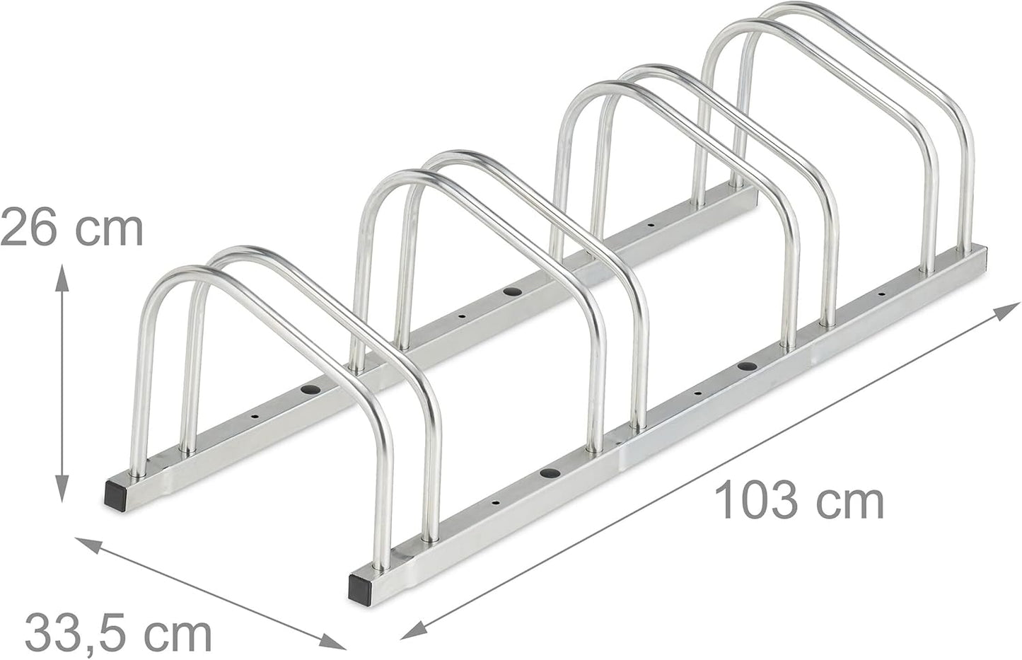 Veloständer für 4 Räder
