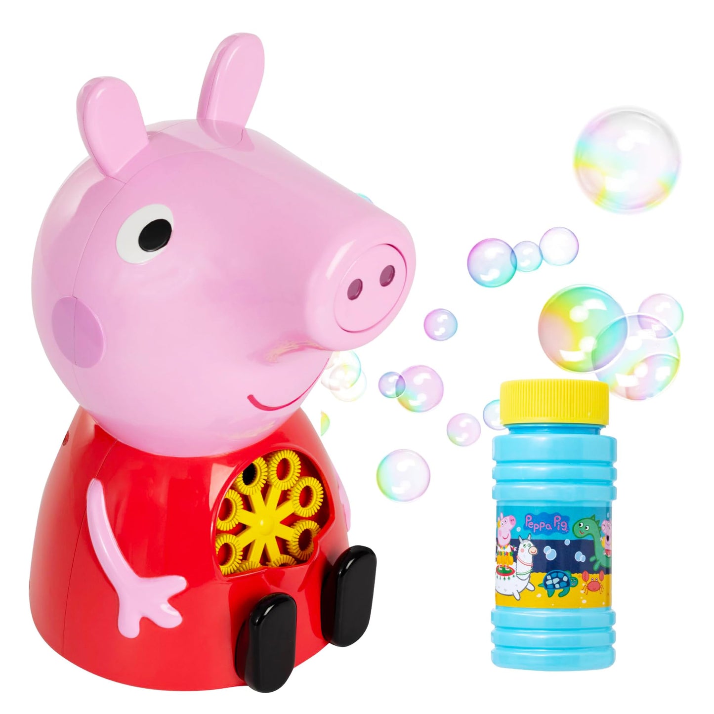 Peppa Pig Seifenblasenmaschine mit Seifenblasenlösung, Neue Maschine