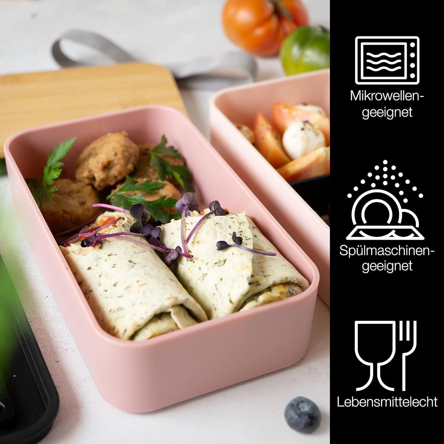 Bento Box Set, 2er Pack Pink