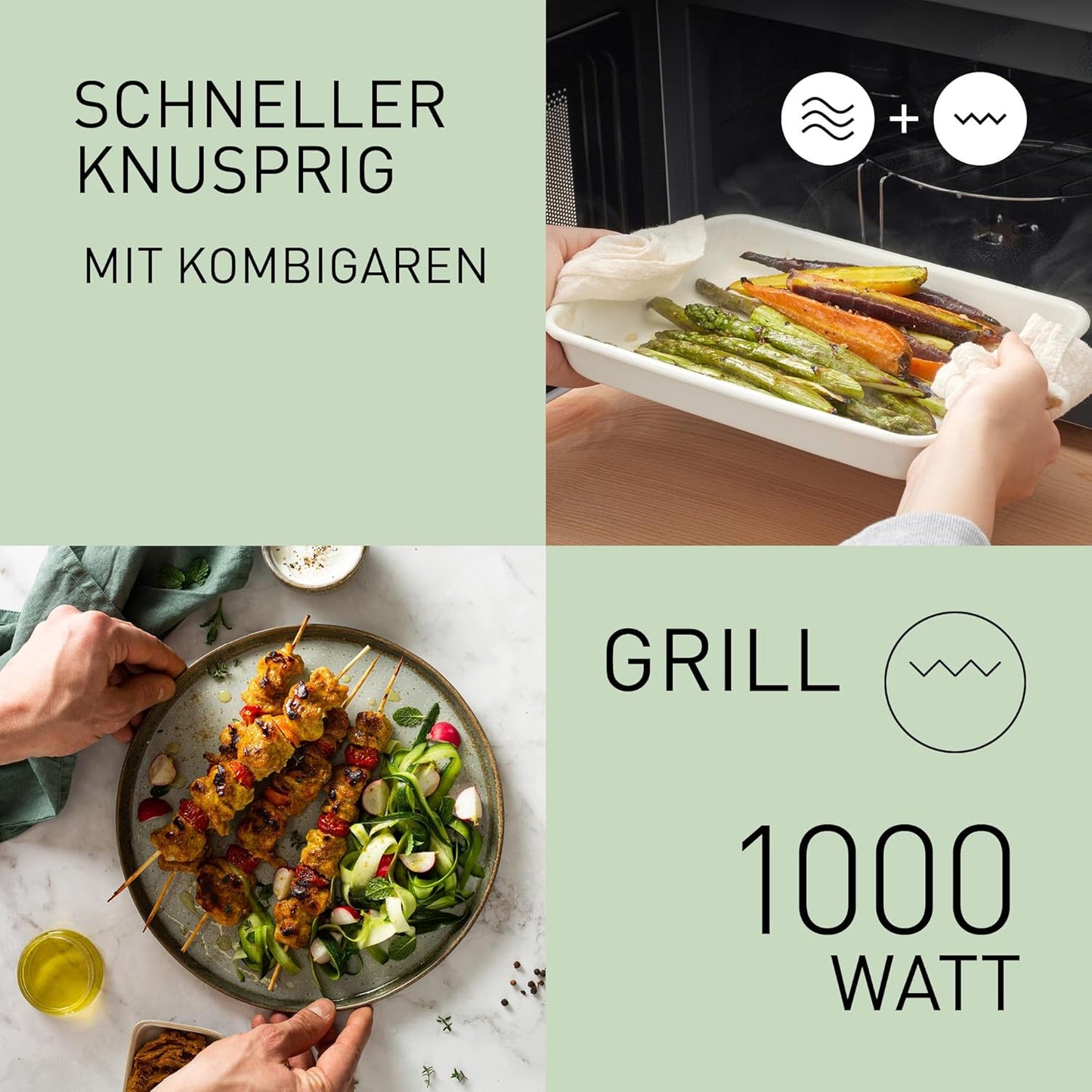 NN-GT21QWEPG Grill-Mikrowelle mit Automatikprogrammen, Mit Grill Compact Weiß