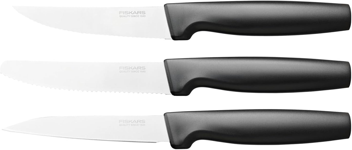 3-teiliges Messer-Set mit Schäl-, Allzweck- & Tischmesser, Kleines Messer-Set