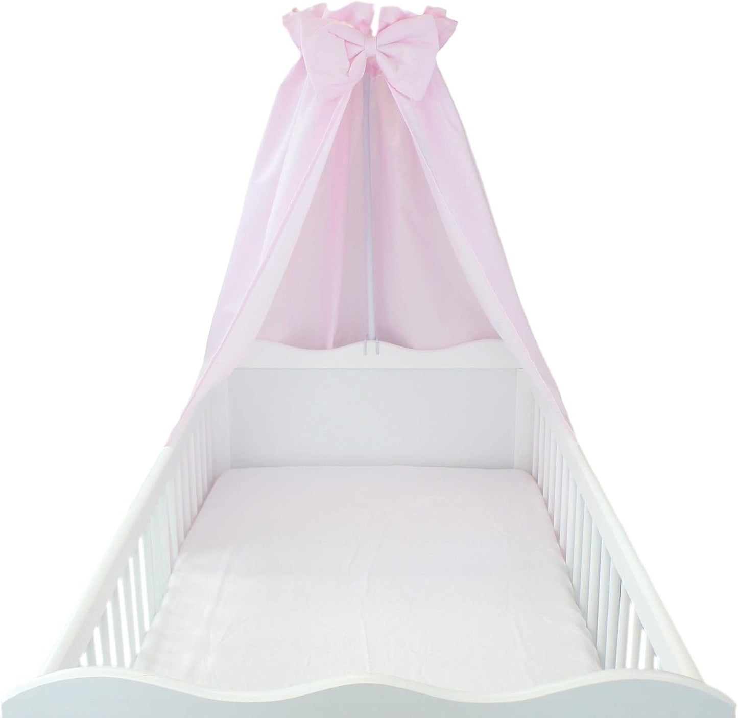 Babybett Himmel mit Schleifchen (160x240 cm), ca. 160x240 cm Rosa
