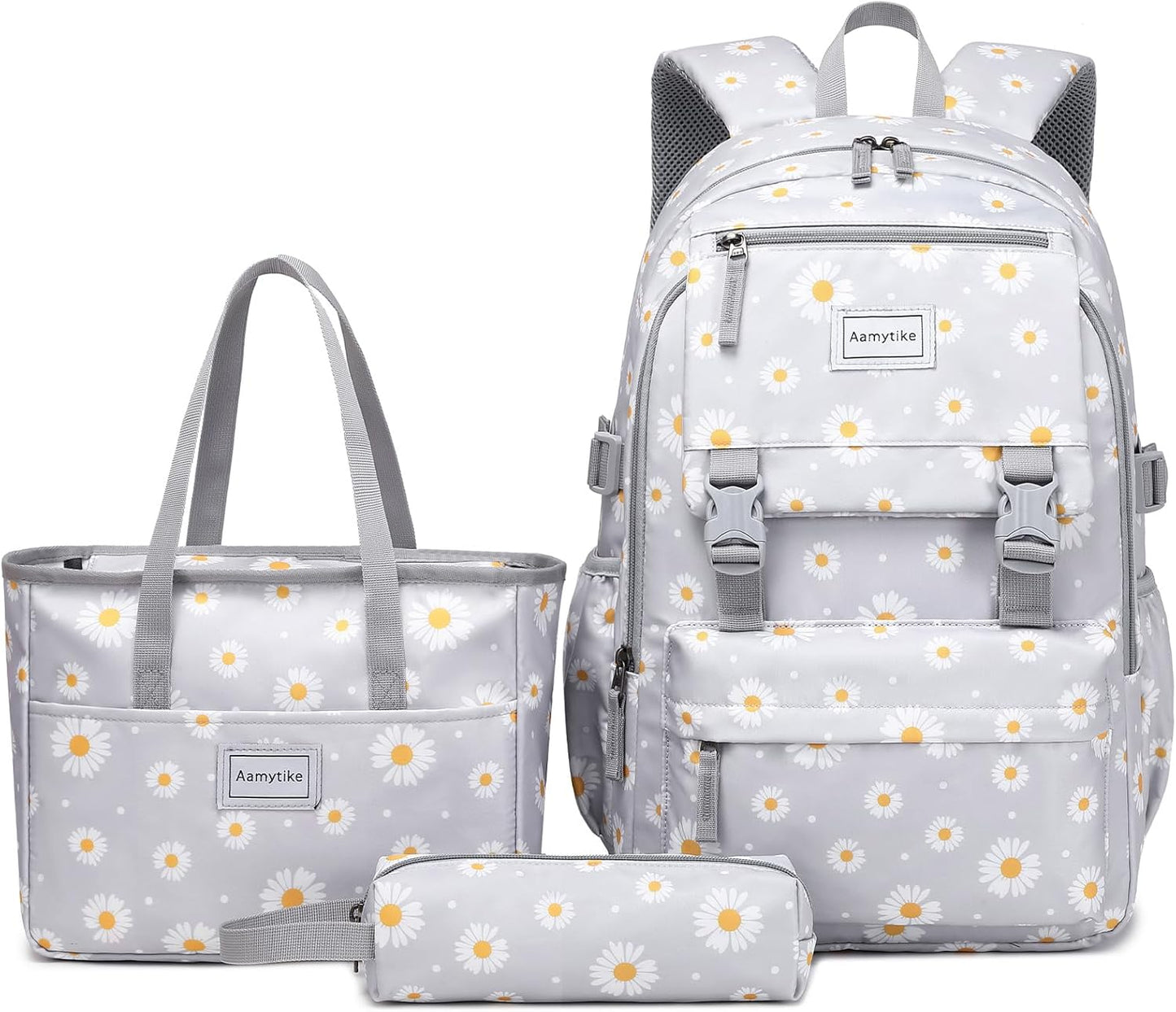 Schulrucksack-Set mit Lunchpaket, L Daisy
