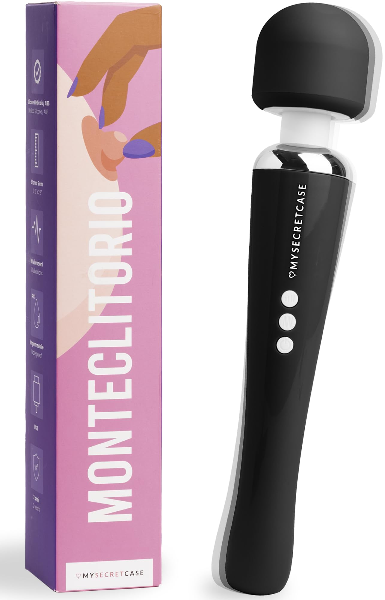 Magic Wand Starker Vibrator für Frauen, Monte Clitorio