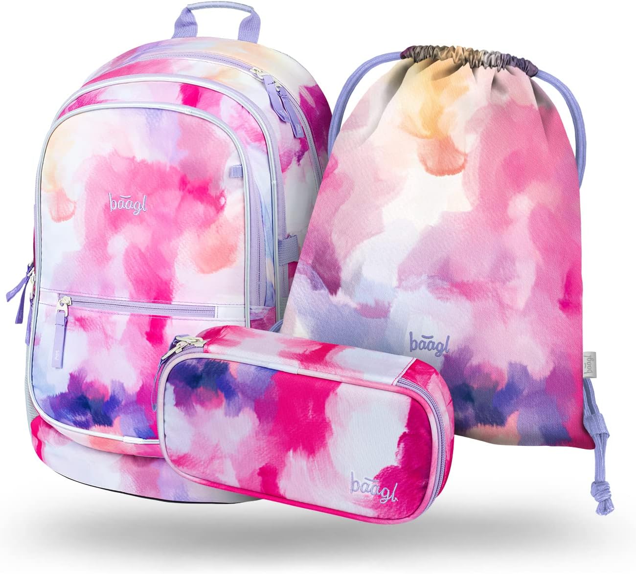 3-teiliges Schulrucksack-Set, Painting