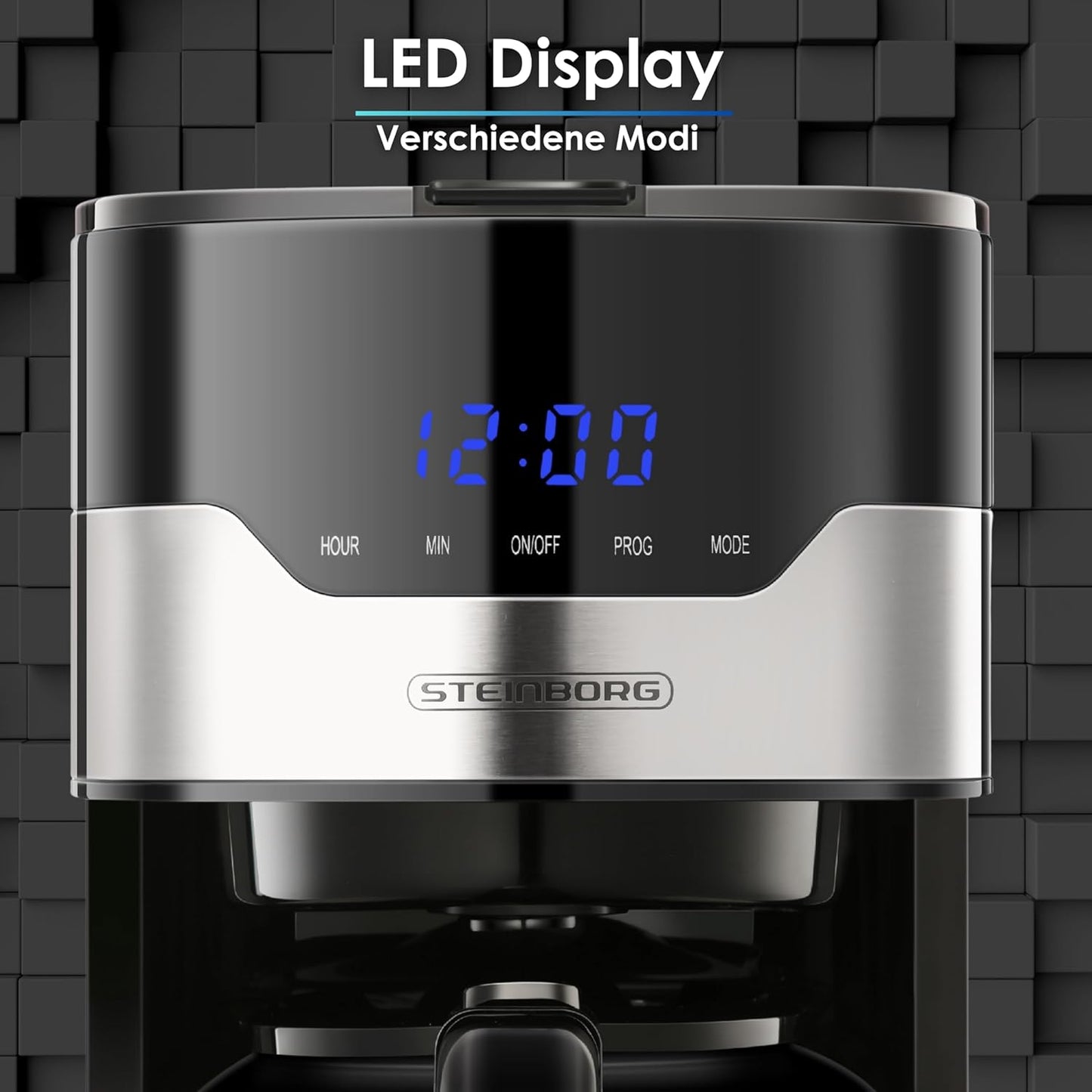 Filterkaffeemaschine mit Timer und Dauerfilter