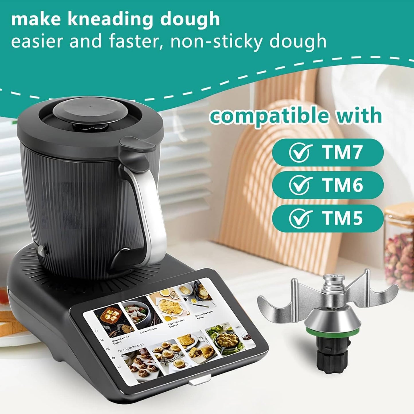 Teigmesser für den Thermomix, für TM5/TM6/TM7