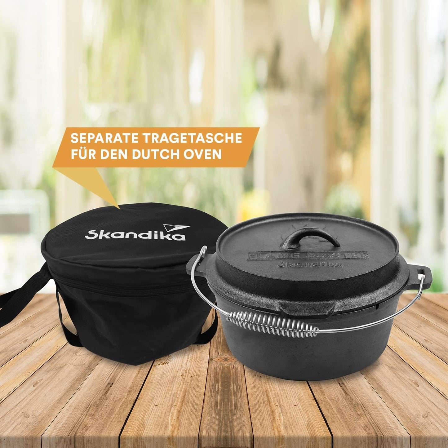 Dutch Oven Flame Master, 7,1 L Topf ohne Füsse