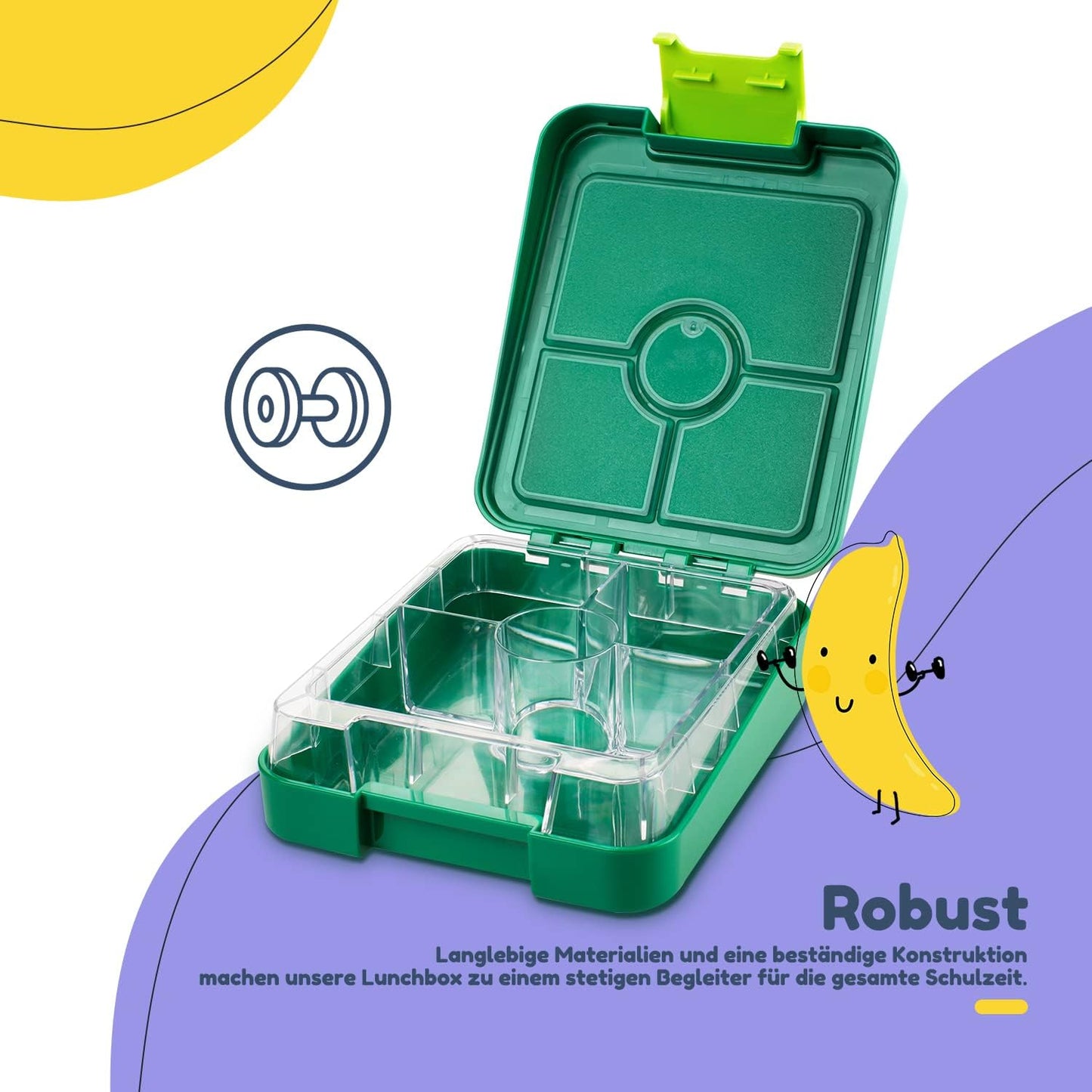 Easy Bento, Easy Snackbox, Grün Neo