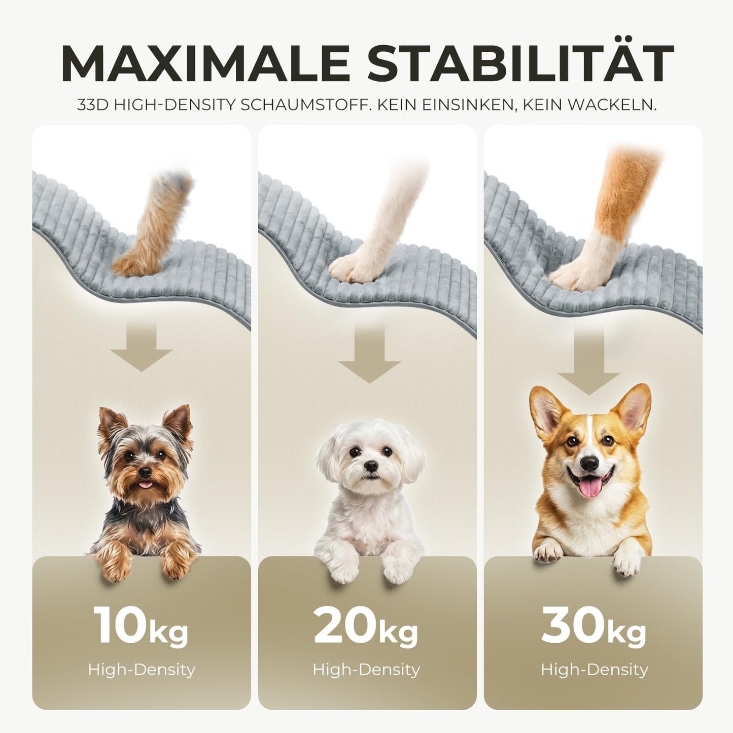 Hundetreppe, Grau