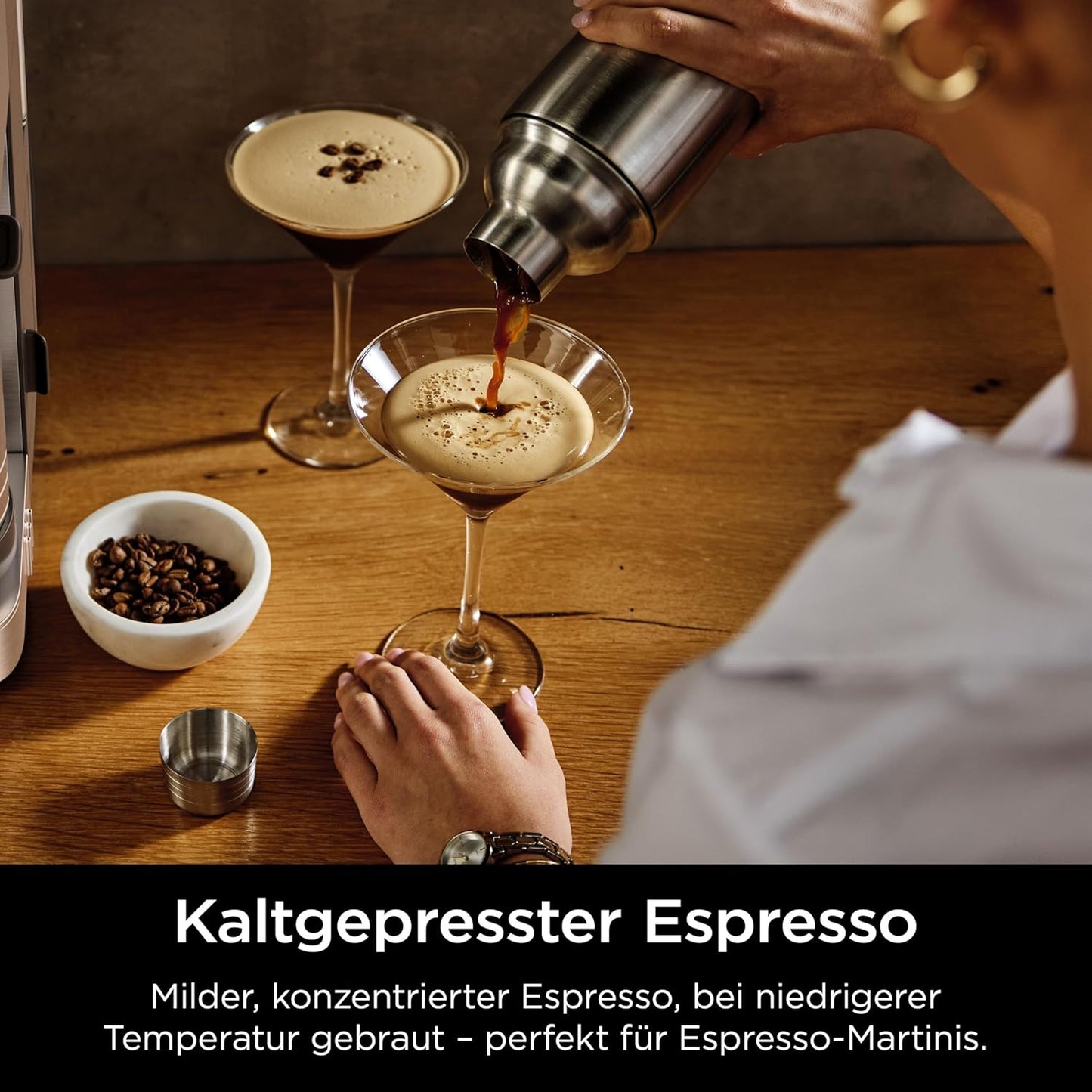 Luxe Pro Kaffeemaschine mit Mahlwerk und Milchaufschäumer, Pro