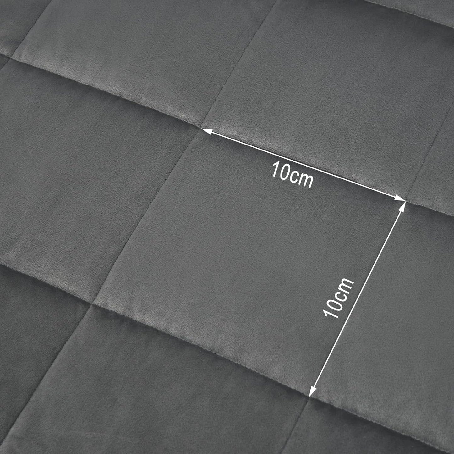 Gewichtsdecke, 150x200 cm 11kg Grau