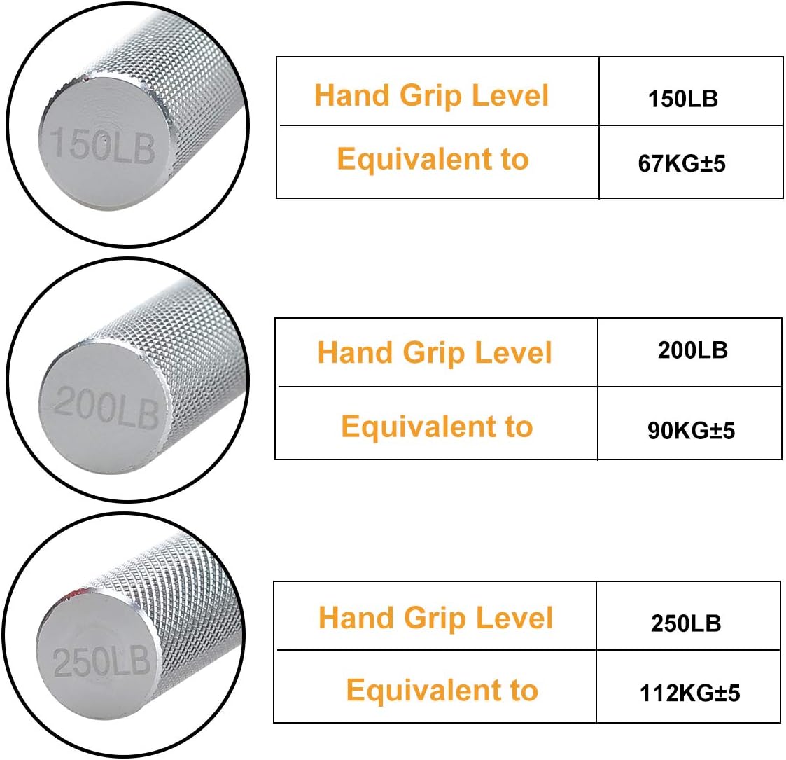 3er-Set Handgriff Trainer, Silber, Satz von 3