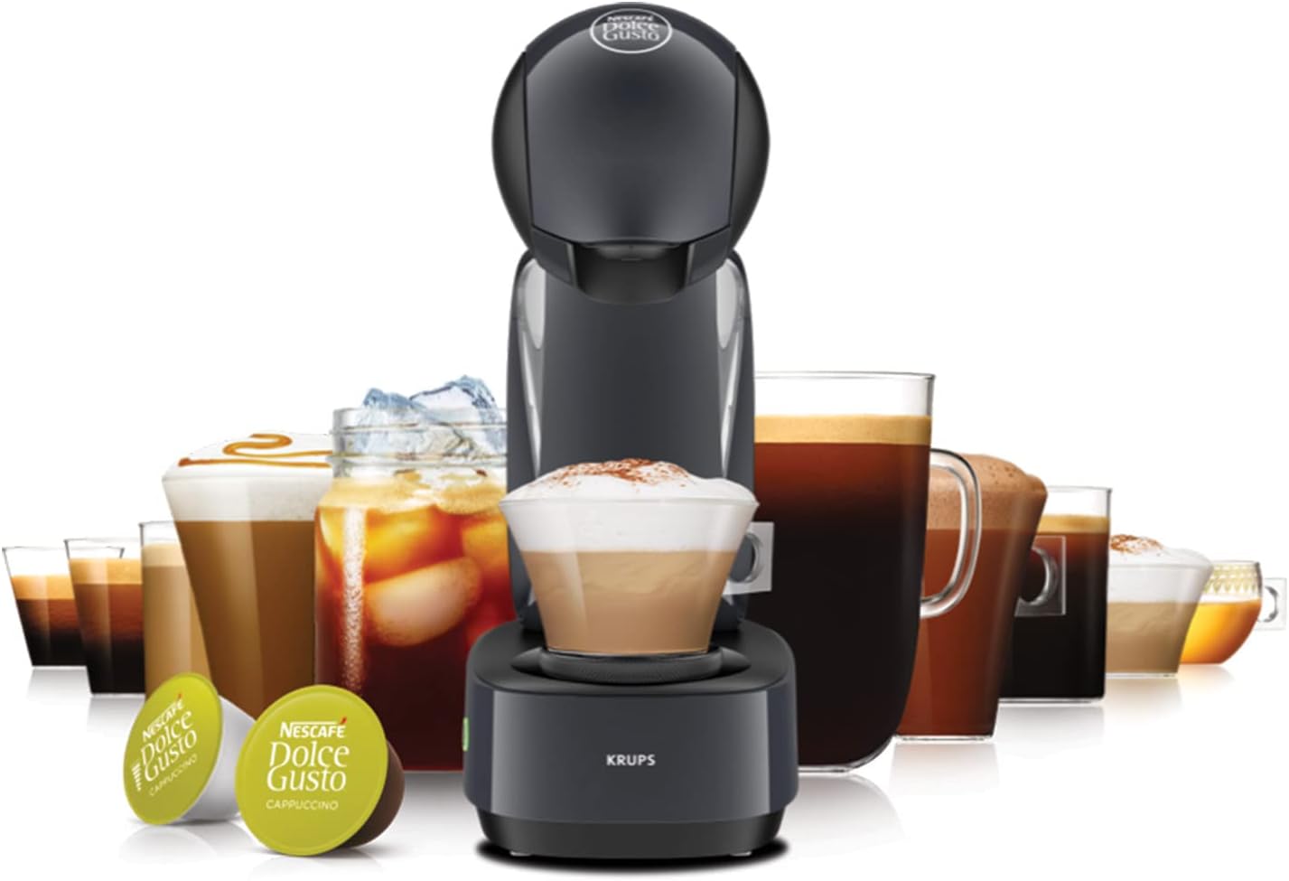 Kaffeekapselmaschine Infinissima, Cosmic Grey Single