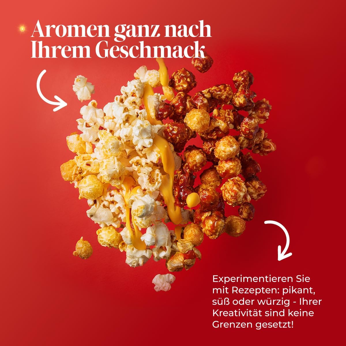 Retro-Popcornmaschine, Schwarz