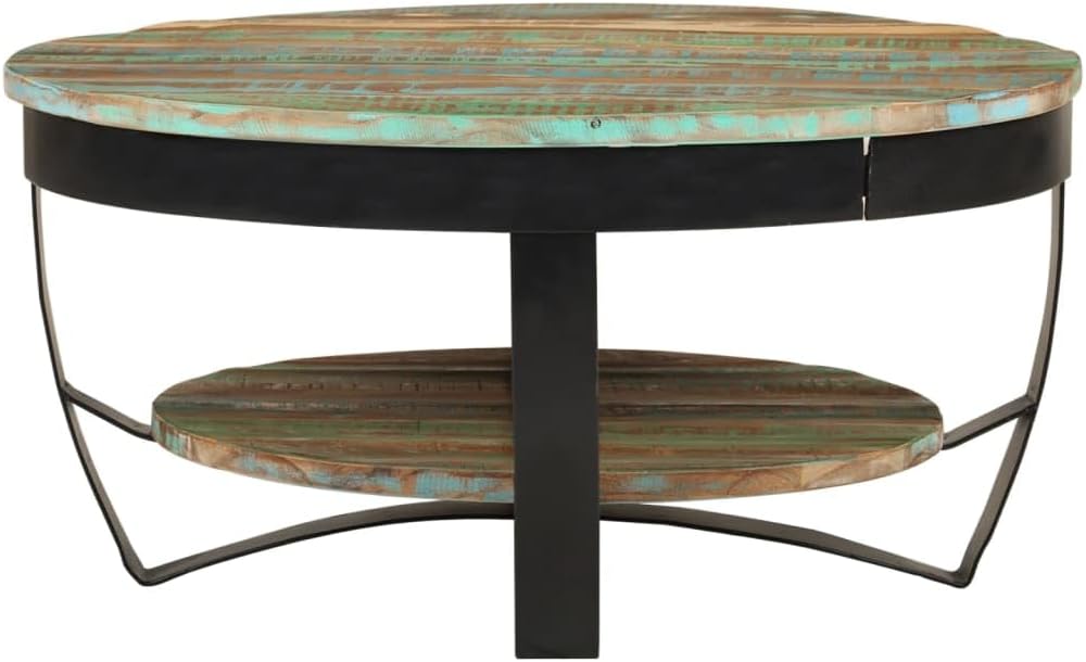 Massivholz Couchtisch Garret aus recyceltem Holz, recyceltes Massivholz, 65 x 32 cm