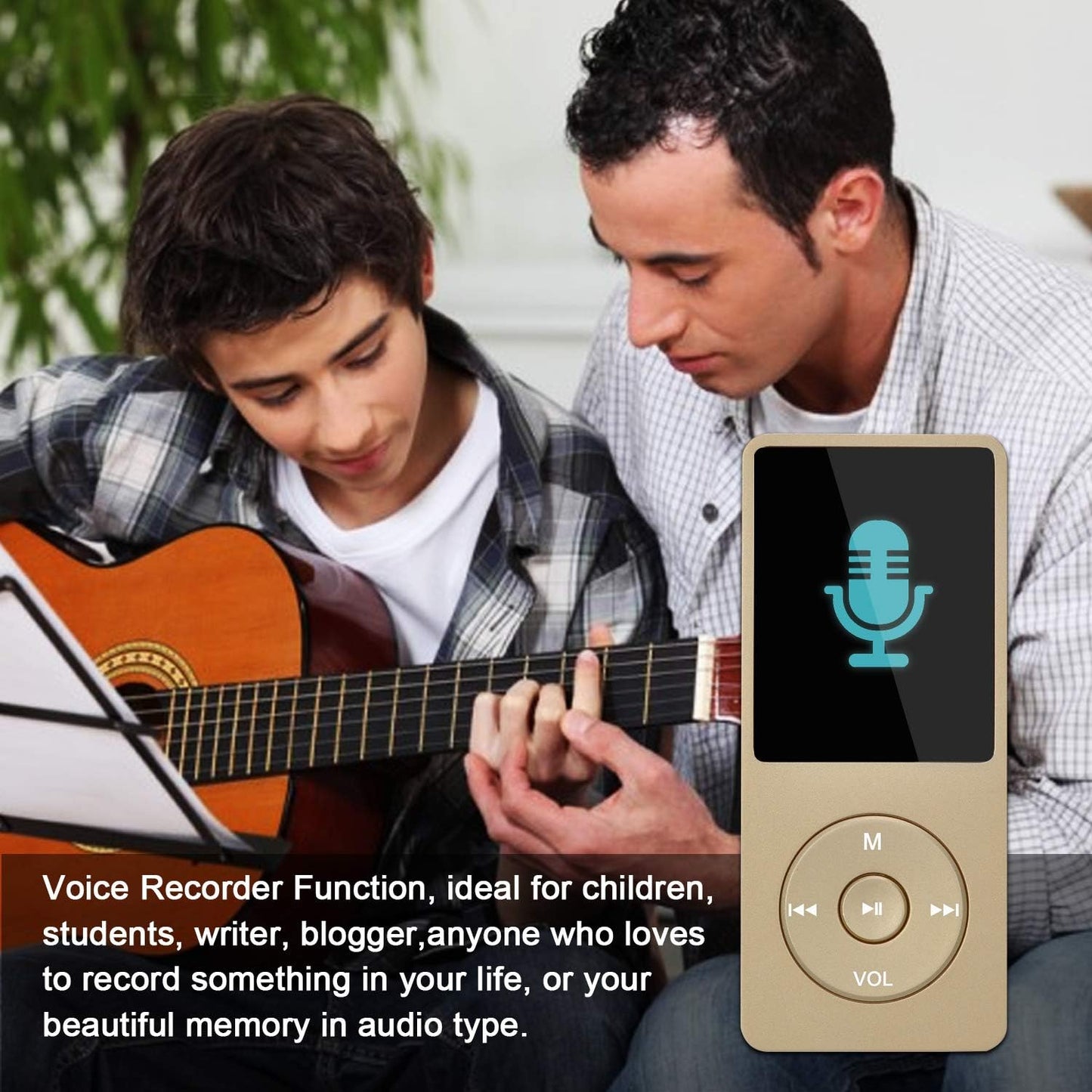 Music Player, 8G, Gold