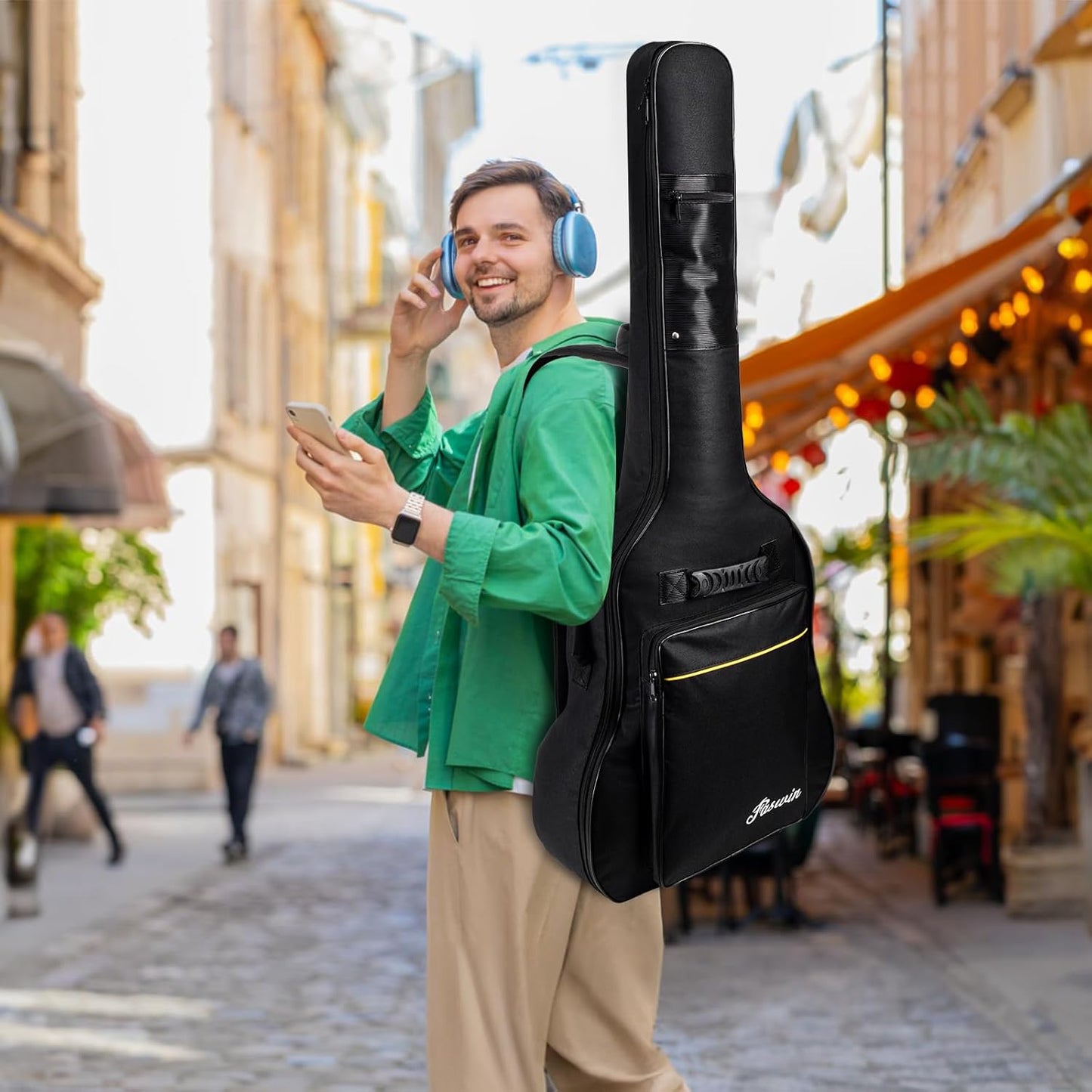 Gitarrentasche 41 Zoll, reissfest und wassergeschützt