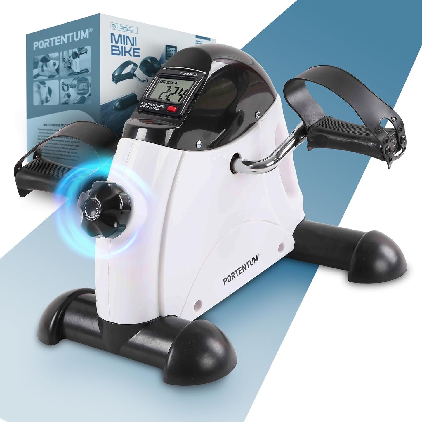 Pedaltrainer mit LCD-Display und einstellbarem Widerstand