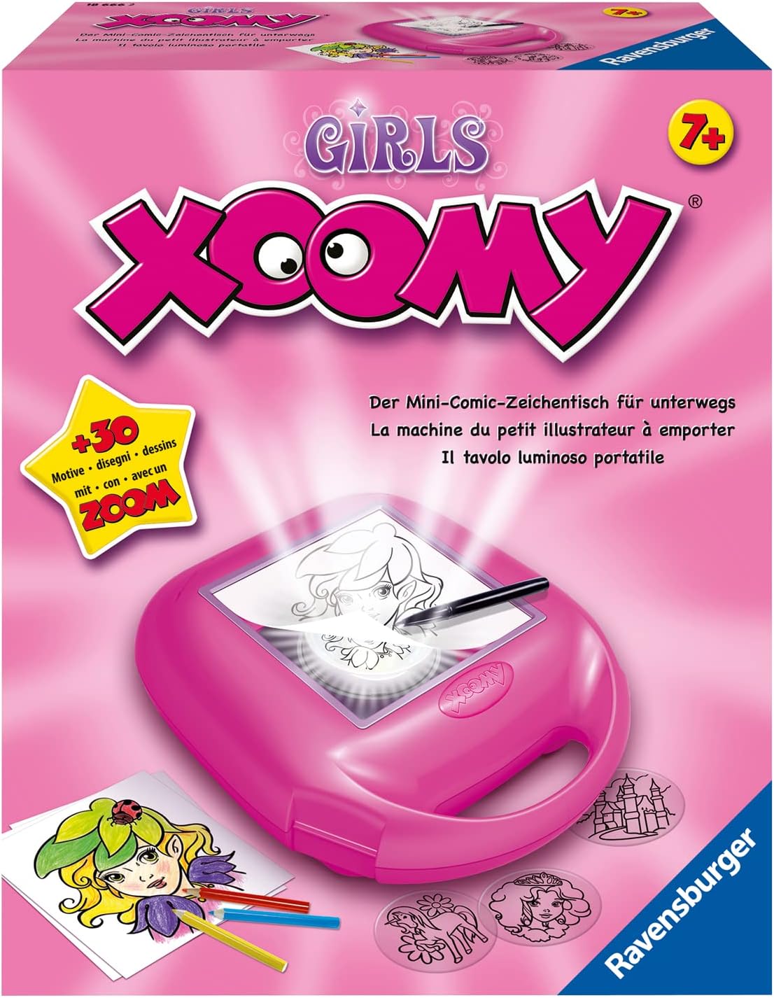 Xoomy Girls - Der Mini-Comic-Zeichentisch für unterwegs