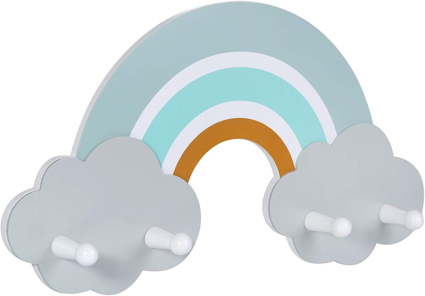 Regenbogen-Garderobe Finn mit 4 Haken, Finn