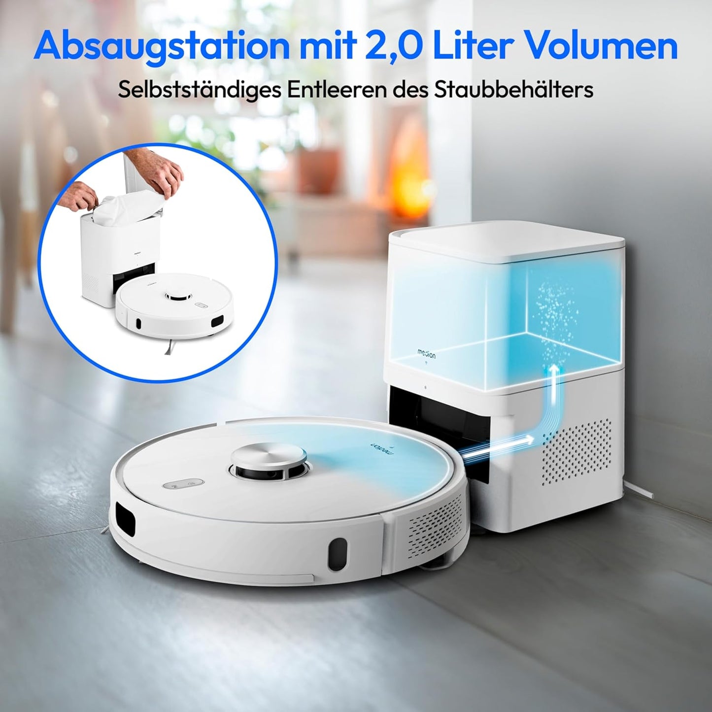 Saugroboter X41 SW+ Lasernavigation und Wischfunktion, X41SW+